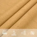 Voile d'ombrage 160 g/m² rectangulaire sable 3x6 m PEHD