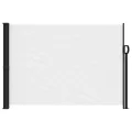 Auvent latéral rétractable blanc 140x500 cm