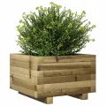 Jardinière 40x40x26,5 cm bois de pin imprégné