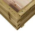 Jardinière 40x40x26,5 cm bois de pin imprégné