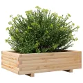 Jardinière 90x60x26,5 cm bois de pin massif