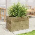 Jardinière 70x40x45,5 cm bois de pin imprégné