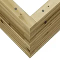 Jardinière 70x40x45,5 cm bois de pin imprégné