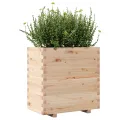Jardinière 70x40x72 cm bois de pin massif