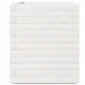 Jardinière blanc 90x40x49,5 cm bois de pin massif