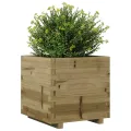 Jardinière 50x50x49,5 cm bois de pin imprégné