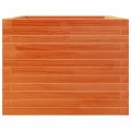 Jardinière cire marron 110x60x46 cm bois de pin massif