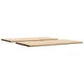 Dessus de table 2 pcs 90x45x2,5cm rectangulaire bois pin massif