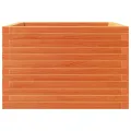 Jardinière cire marron 70x70x46 cm bois de pin massif