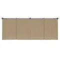 Tonnelle avec rideaux taupe 6x3 m acier