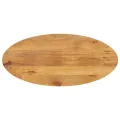 Dessus de table 90x40x2,5 cm ovale bois massif de manguier
