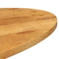 Dessus de table 90x40x2,5 cm ovale bois massif de manguier