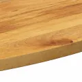 Dessus de table 90x40x2,5 cm ovale bois massif de manguier