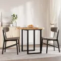 Dessus de table rond Ø80x4 cm bois massif d'acacia