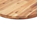 Dessus de table rond Ø80x4 cm bois massif d'acacia