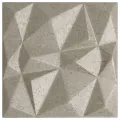Panneaux muraux 12 pcs béton 50x50 cm XPS 3 m² losange