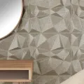 Panneaux muraux 12 pcs béton 50x50 cm XPS 3 m² losange