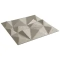Panneaux muraux 12 pcs béton 50x50 cm XPS 3 m² losange