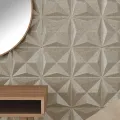 Panneaux muraux 12 pcs béton 50x50 cm XPS 3 m² origami
