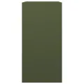 Portant de bois de chauffage vert 60x40x80 cm acier