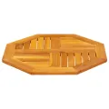 Dessus de table 60x60x2 cm octogonal bois massif d'acacia