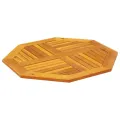Dessus de table 80x80x2,2 cm octogonal bois massif d'acacia