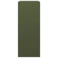 Portant de bois de chauffage vert 60x40x100 cm acier