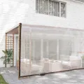 Bâche transparente avec œillets 5x12 m polyéthylène