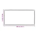Bâche transparente avec œillets 1x2 m polyéthylène