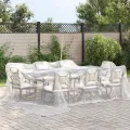 Bâche transparente avec œillets 4x4 m polyéthylène