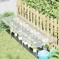 Bâche transparente avec œillets 1x3 m polyéthylène