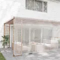 Bâche transparente avec œillets 6x8 m polyéthylène