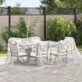 Bâche transparente avec œillets 3x3 m polyéthylène