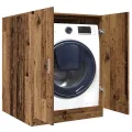 Meuble pour machine à laver vieux bois 70,5x71,5x91,5 cm