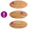 Dessus de table 220x100x4 cm bois de chêne massif ovale