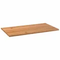 Dessus de table marron clair bois chêne massif rectangulaire