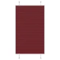 Store plissé rouge bordeaux 80x100 cm largeur du tissu 79,4 cm