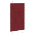 Store plissé rouge bordeaux 80x100 cm largeur du tissu 79,4 cm