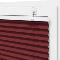 Store plissé rouge bordeaux 80x100 cm largeur du tissu 79,4 cm