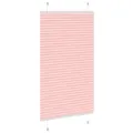 Store plissé rose 75x100 cm largeur du tissu 74,4 cm polyester