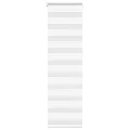 Store zèbre blanc 45x150 cm largeur du tissu 40,9 cm polyester