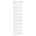 Store zèbre blanc 45x150 cm largeur du tissu 40,9 cm polyester