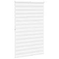 Store zèbre blanc 145x200 cm largeur du tissu 140,9cm polyester