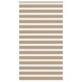 Store zèbre marron sable largeur du tissu 115,9 cm polyester