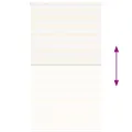 Store zèbre beige marbré largeur du tissu 125,9 cm polyester