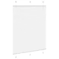Store plissé blanc 105x100cm largeur du tissu 104,4cm polyester