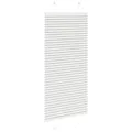 Store plissé gris clair 55x100 cm largeur du tissu 54,4 cm