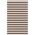 Store zèbre marron 140x200cm largeur du tissu 135,9cm polyester