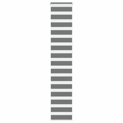 Store zèbre gris foncé largeur du tissu 40,9 cm polyester