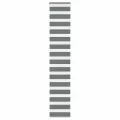 Store zèbre gris foncé largeur du tissu 40,9 cm polyester
